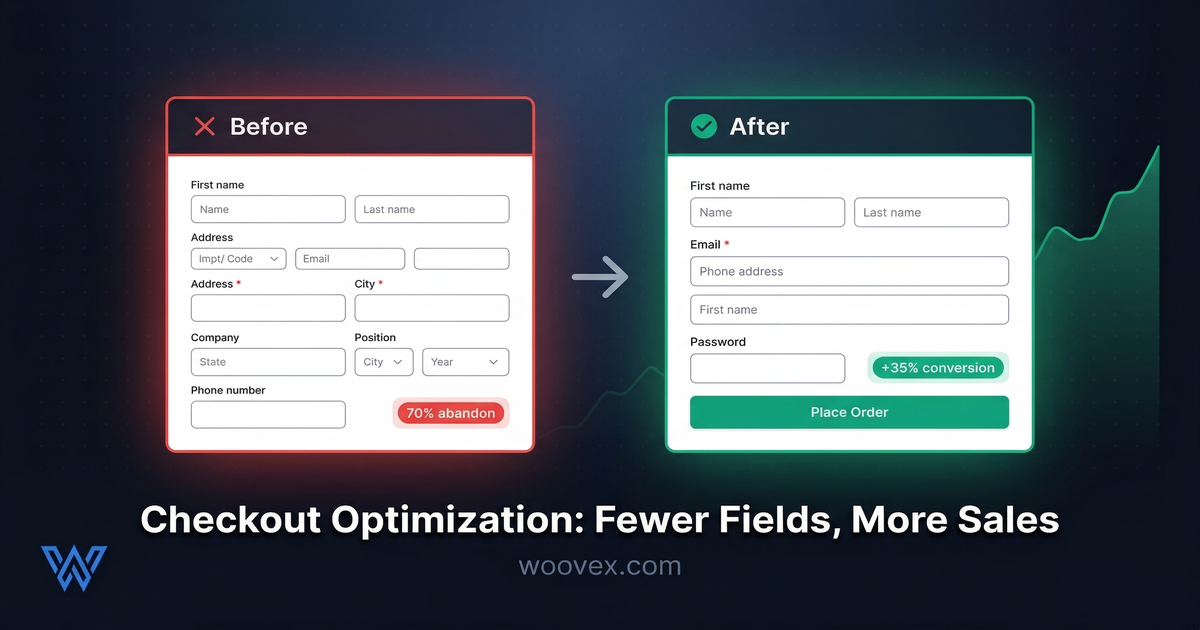 Checkout Optimization: Why Fewer Fields Means More Sales