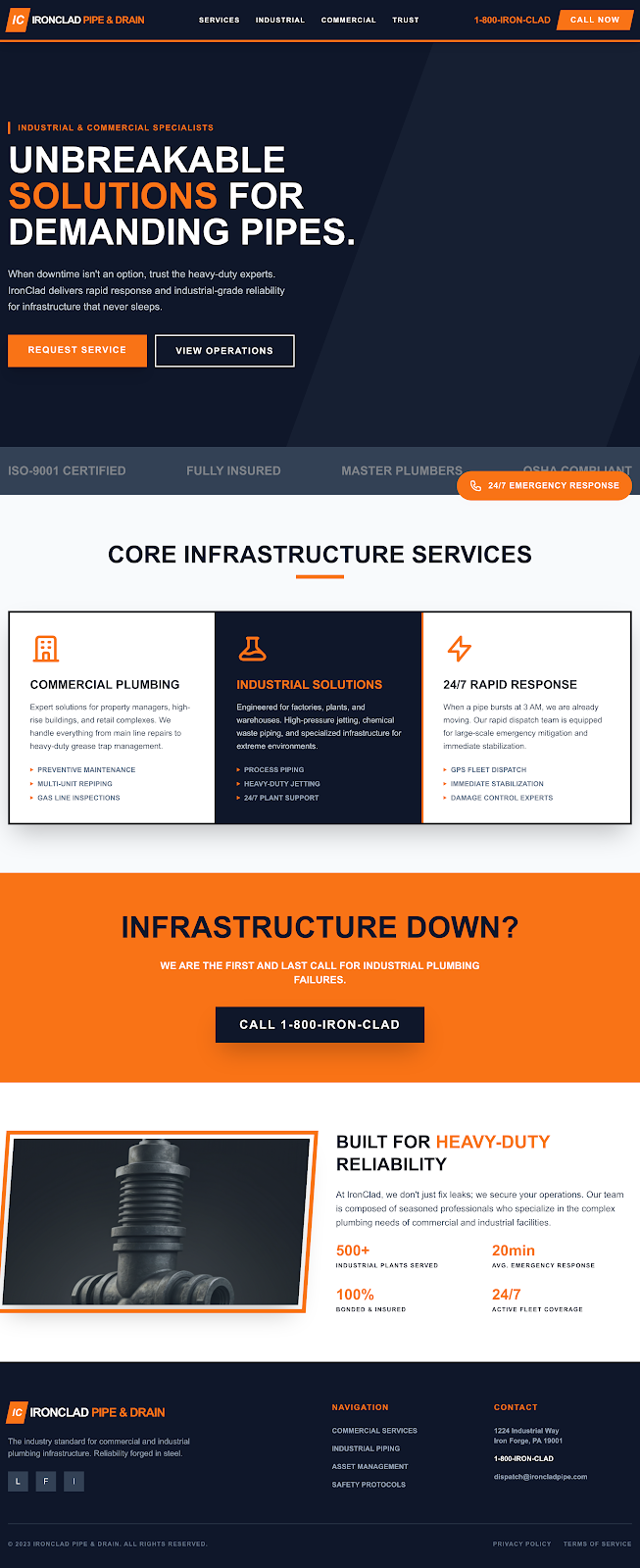 IronClad Pipe & Drain