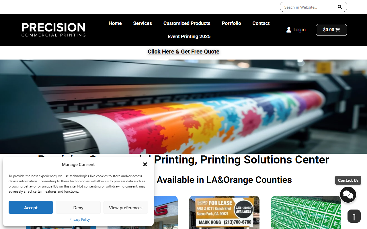 Precision Commercial Printing