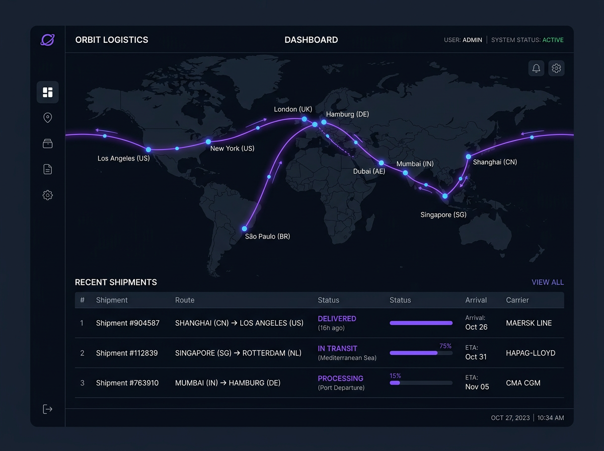WooCommerce Shipping Dashboard